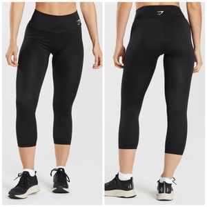 NEW GymShark Training 7/8 Leggings in Black